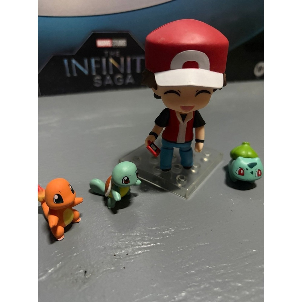 Good Smile - Nendoroid - Pokemon Red Trainer w/Charmander, Squirtle, Bulbasaur